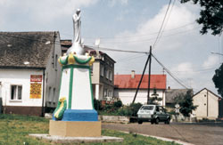 Das Denkmal in Leisnitz