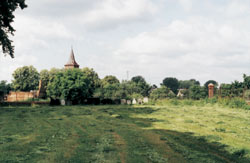 Leisnitz vom Friedhof aus gesehen