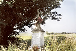Kreuz auf dem Weg nach Sabschütz